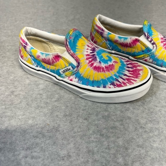 Vans Tie Dye Slip On Sneaker Kids 2.5 EU 33 - Picture 3 of 6